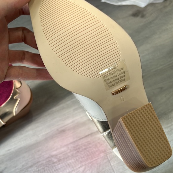 Billini Urie Ankle Boots - Pink & Ivory size 6 western - Picture 7 of 7